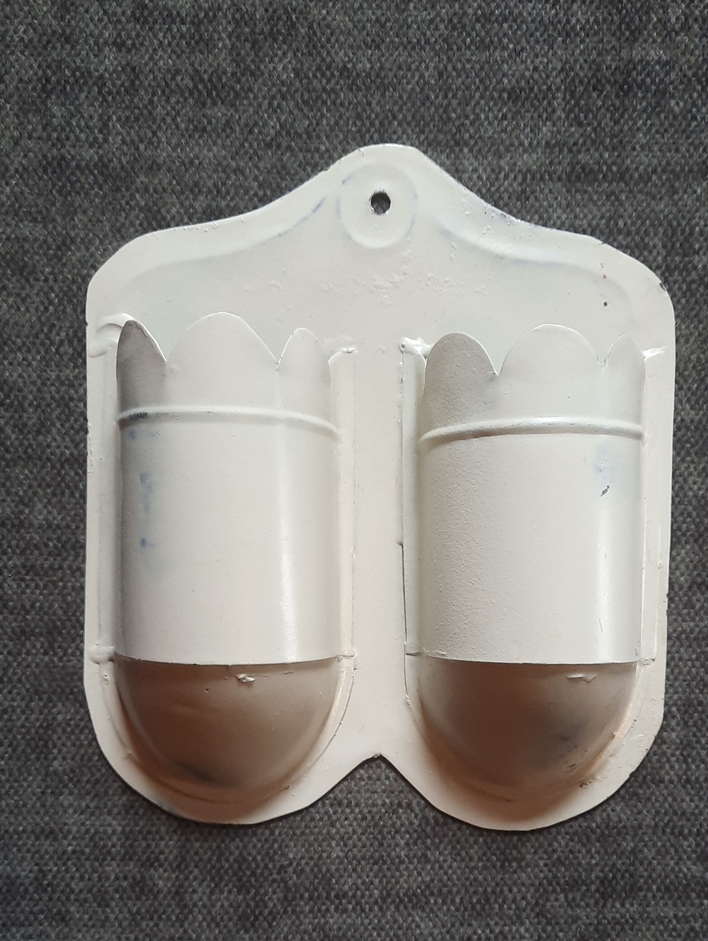 Vintage Inspired Double Wall Mounted Matchstick Holder Kitchen Fireplace Decor